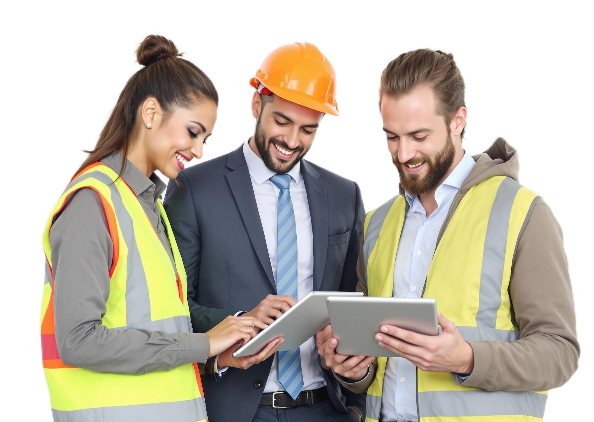 Picture of people working together